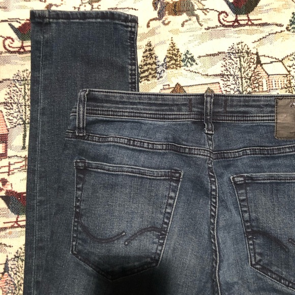 Jack & Jones Slim/Glenn Blue Jeans Mens Size 30x30 - Picture 7 of 8